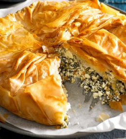 Romanian Spinach and Feta Pie