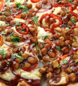 Chickpea Sunset Pizza